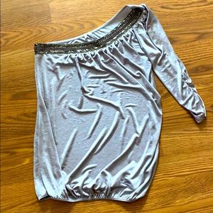 one shoulder dressy top